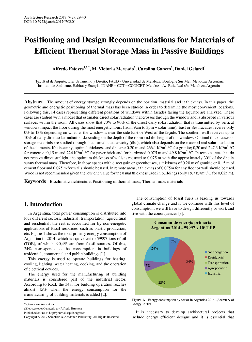 Positioning And Design Recommendations For Materials Of Efficient Thermal Storage Mass In Passive Buildings - Page 2