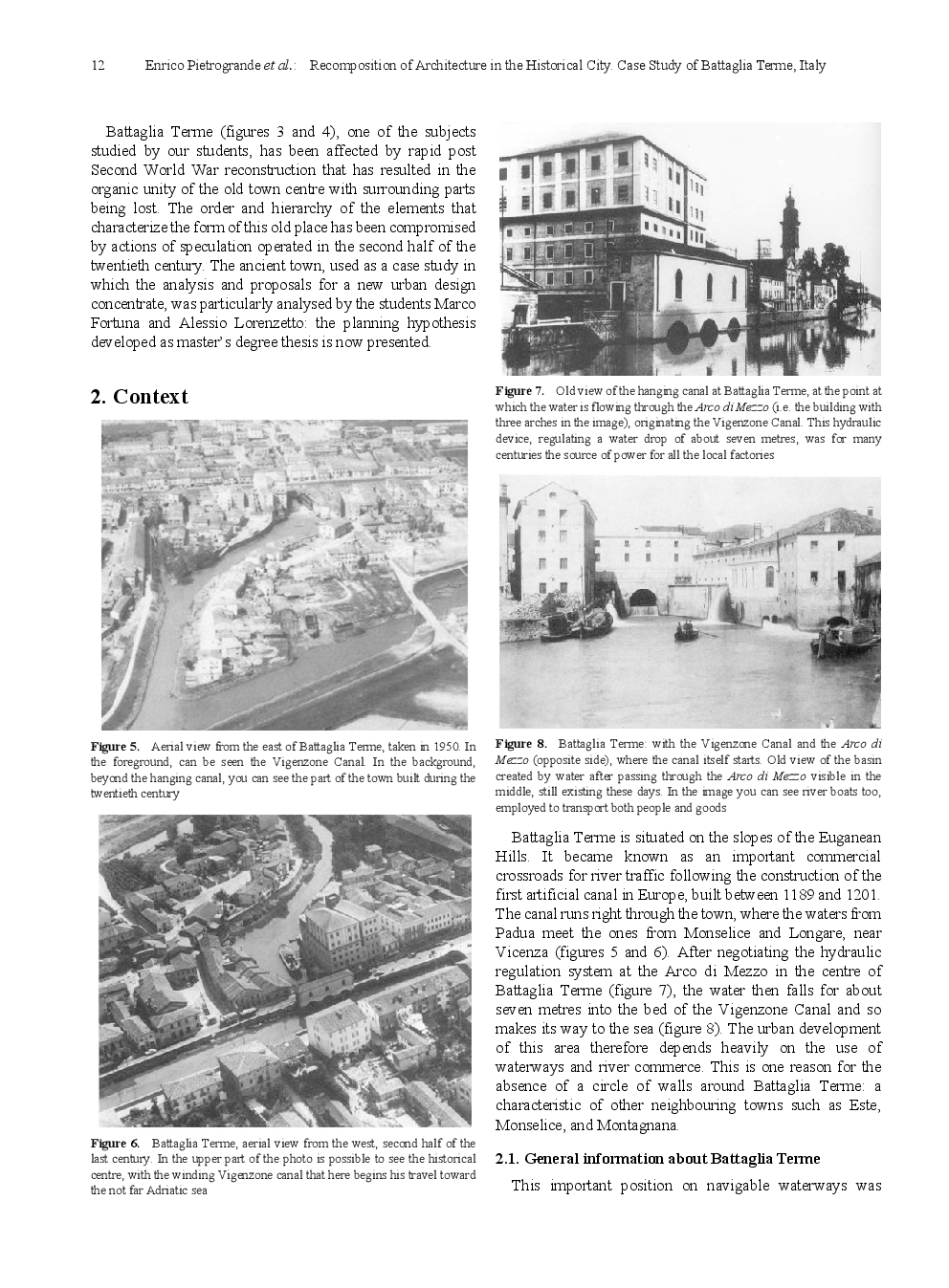 Recomposition Of Architecture In The Historical City. Case Study Of Battaglia Terme, Italy - Page 4