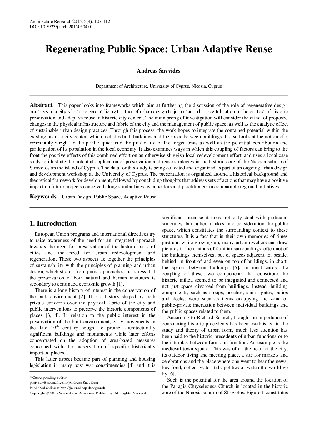 Regenerating Public Space Urban Adaptive Reuse - Page 2