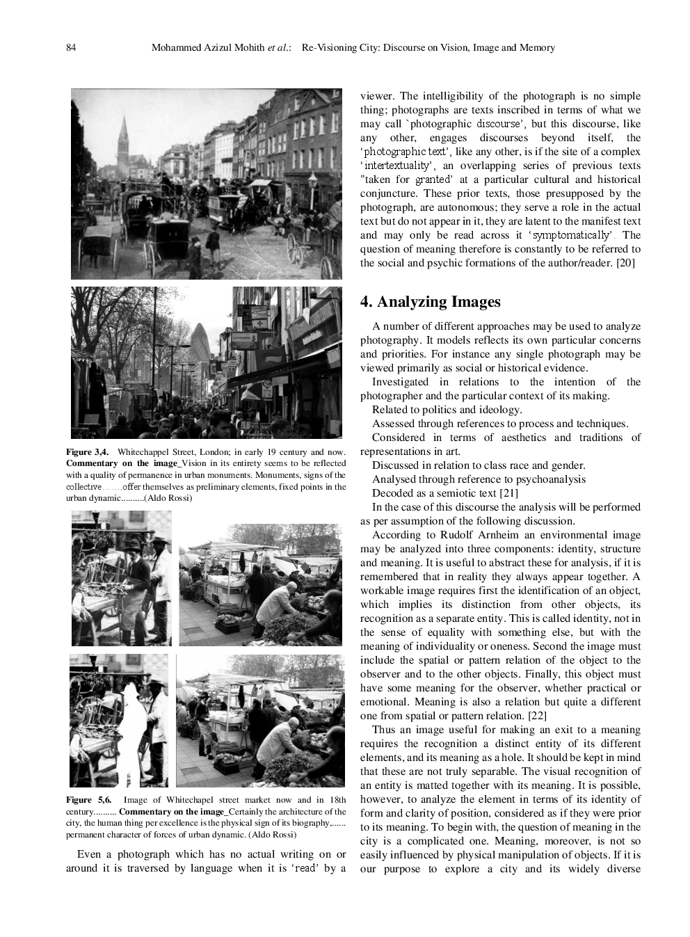 Re-Visioning City Discourse On Vision, Image And Memory - Page 5