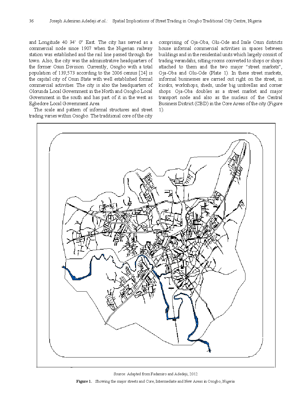 Spatial Implications Of Street Trading In Osogbo Traditional City Centre, Nigeria - Page 4