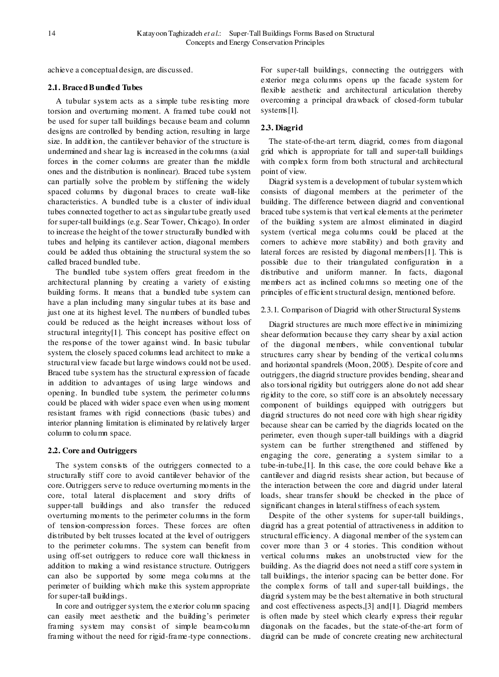 Super-Tall Buildings Forms Based On Structural Concepts And Energy Conservation Principles - Page 3