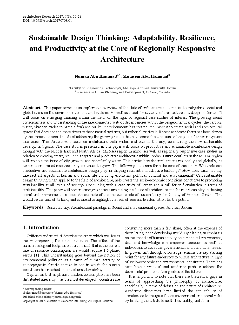 Sustainable Design Thinking Adaptability, Resilience, And Productivity At The Core Of Regionally Responsive Architecture - Page 2