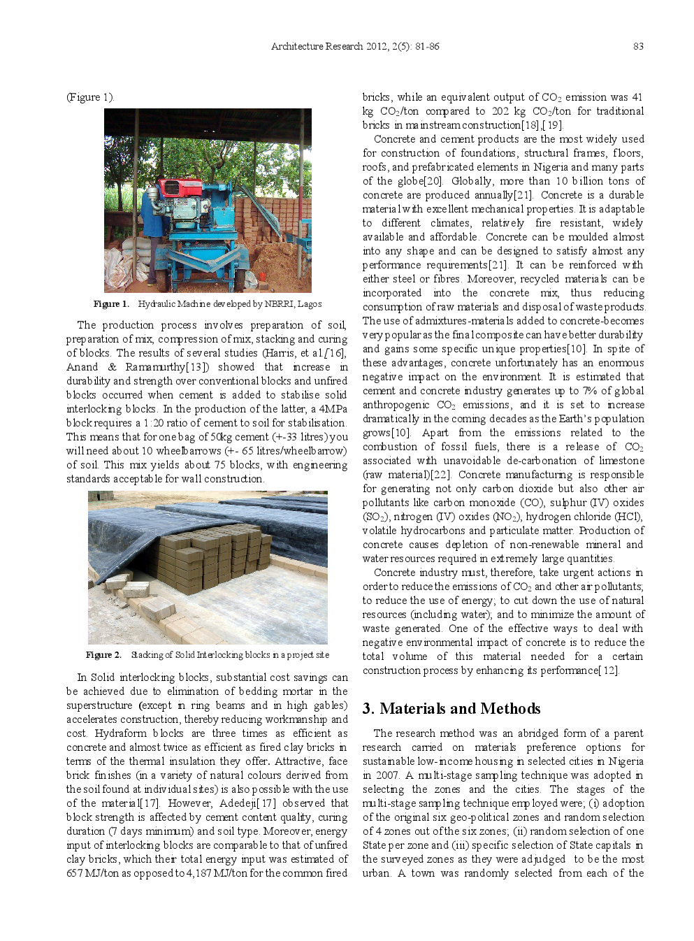 Sustainable Housing Provision Preference For The Use Of Interlocking Masonry In Housing Delivery In Nigeria - Page 4