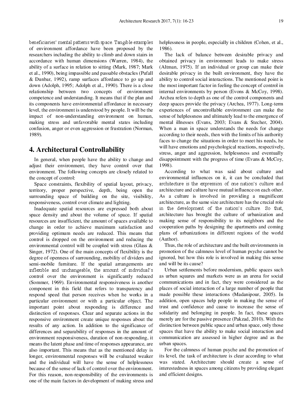 The Effect Of The Built Environment On The Human Psyche Promote Relaxation - Page 5