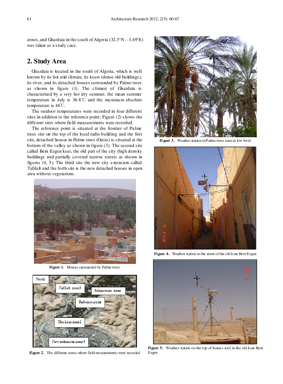 The Effects Of Green Spaces (Palme Trees) On The Microclimate In Arid Zones, Case Study Ghardaia , Algeria - Page 3