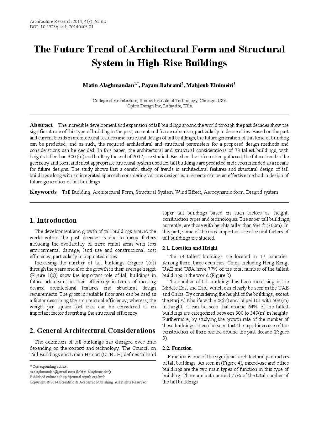 The Future Trend Of Architectural Form And Structural System In High-Rise Buildings - Page 2