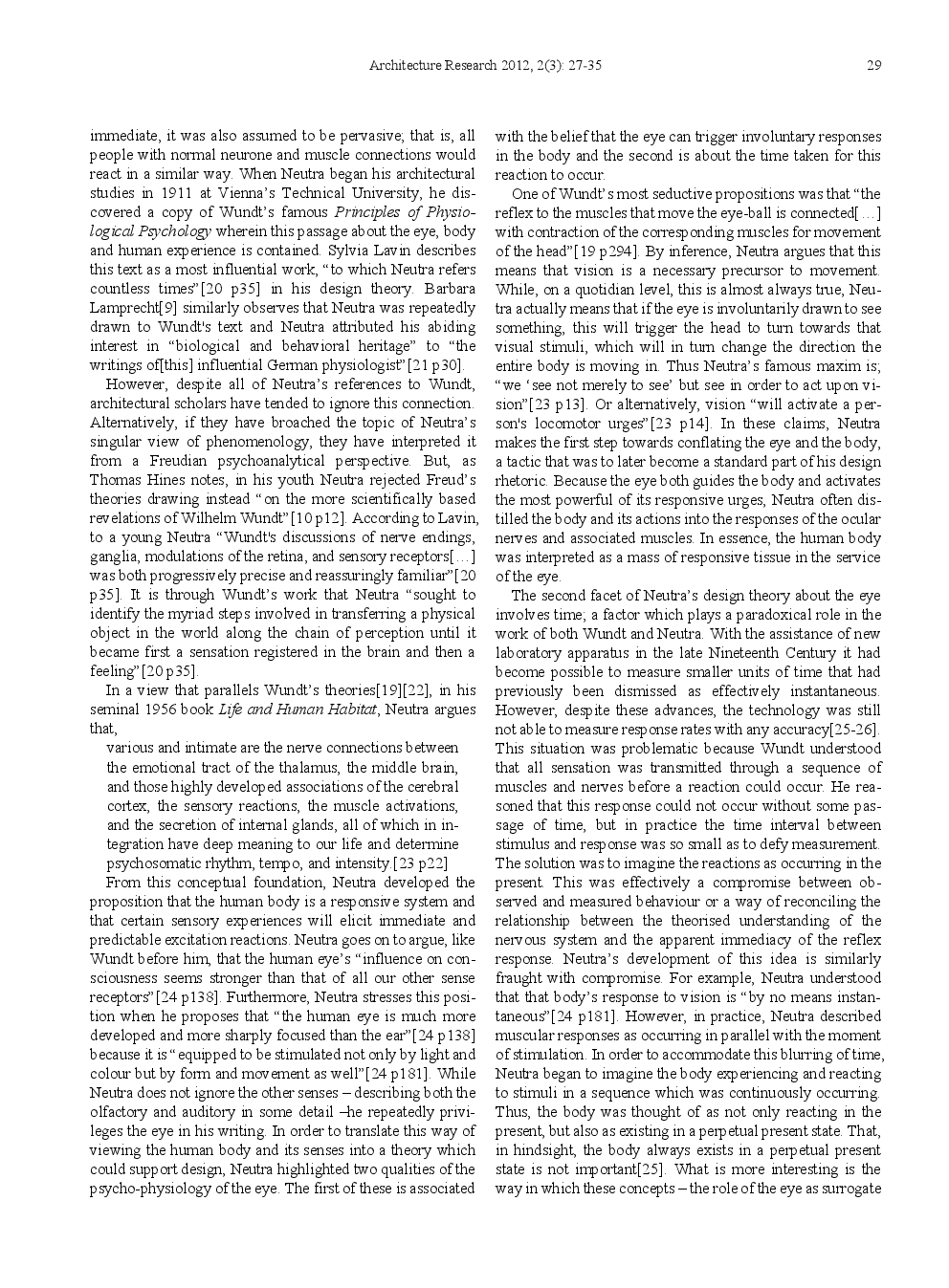 The Modern Interior And The Excitation Response Richard Neutra’s Ocular-Centric Phenomenology - Page 4