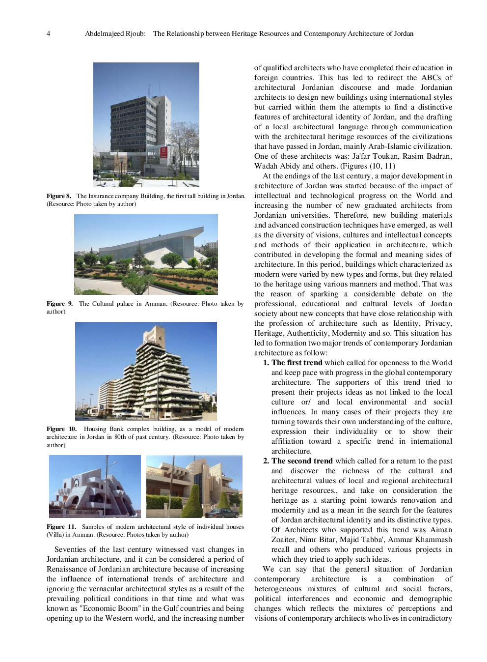 The Relationship Between Heritage Resources And Contemporary Architecture Of Jordan - Page 5