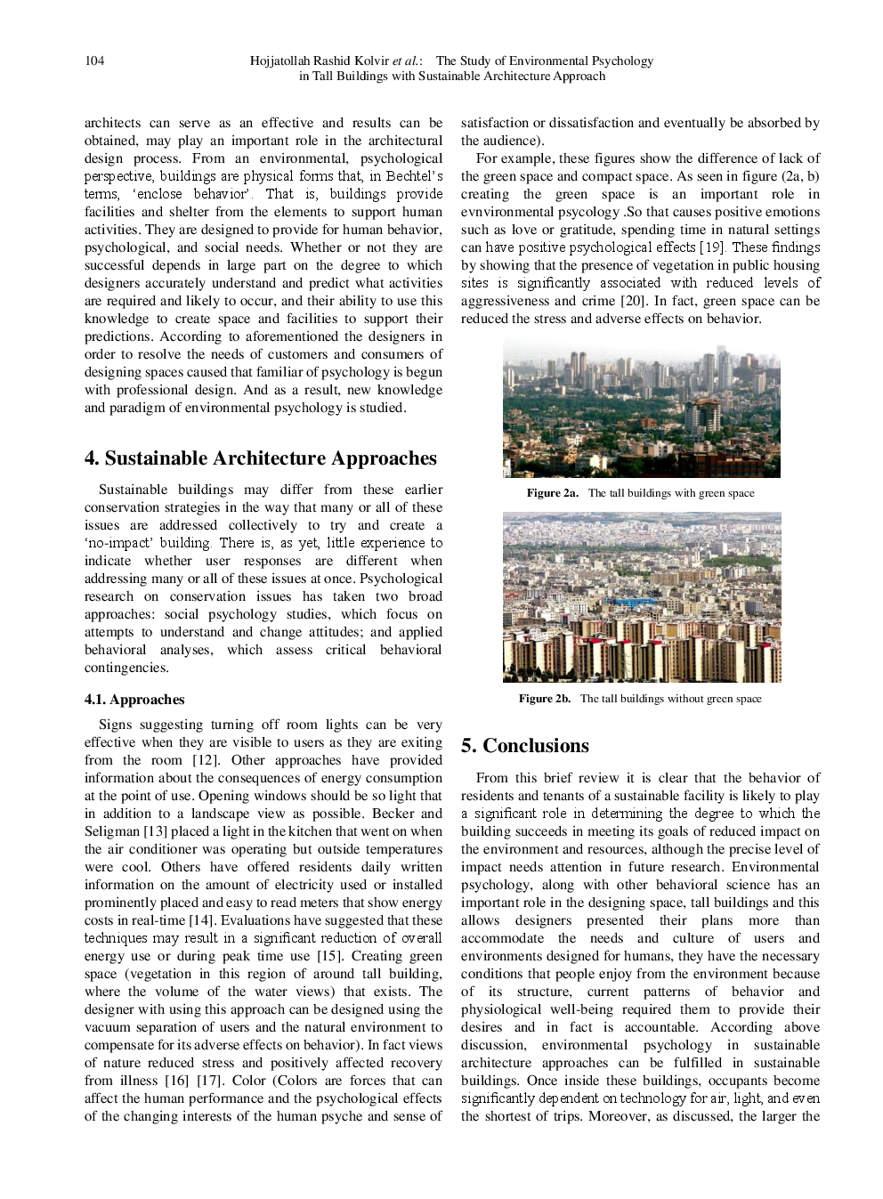 The Study Of Environmental Psychology In Tall Buildings With Sustainable Architecture Approach - Page 4