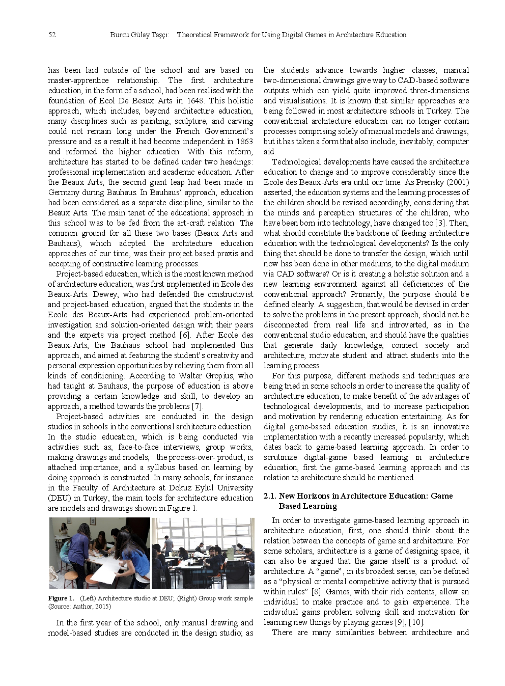 Theoretical Framework For Using Digital Games In Architecture Education - Page 3