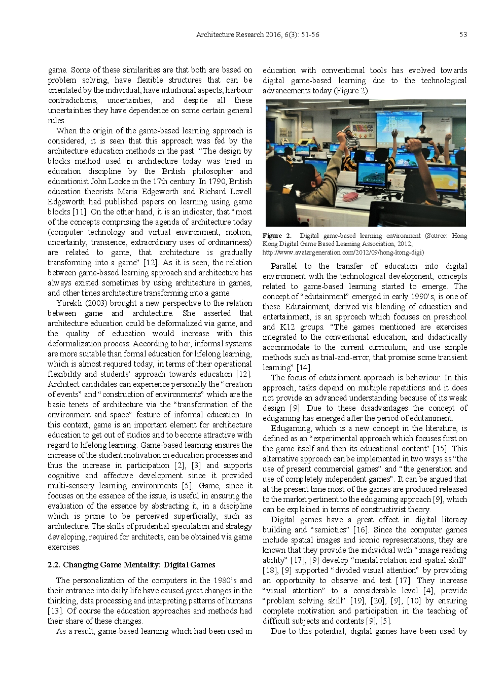 Theoretical Framework For Using Digital Games In Architecture Education - Page 4