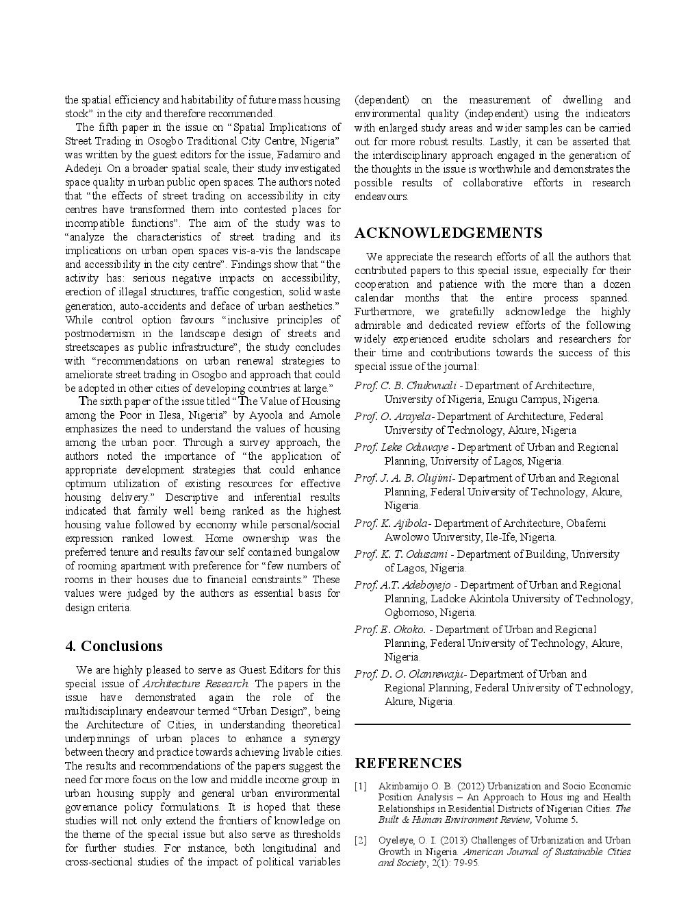 Urban Dwelling And Environmental Quality Indicators An Editorial - Page 4