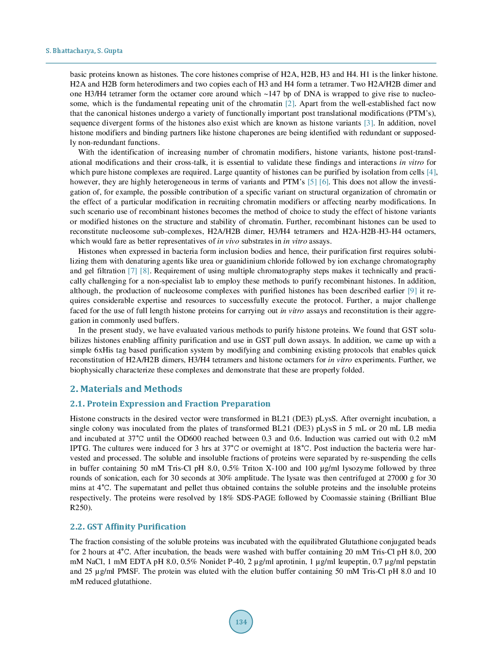 A Simple Method To Produce Sub-Nucleosome Complexes Of High Purity In Vitro - Page 3