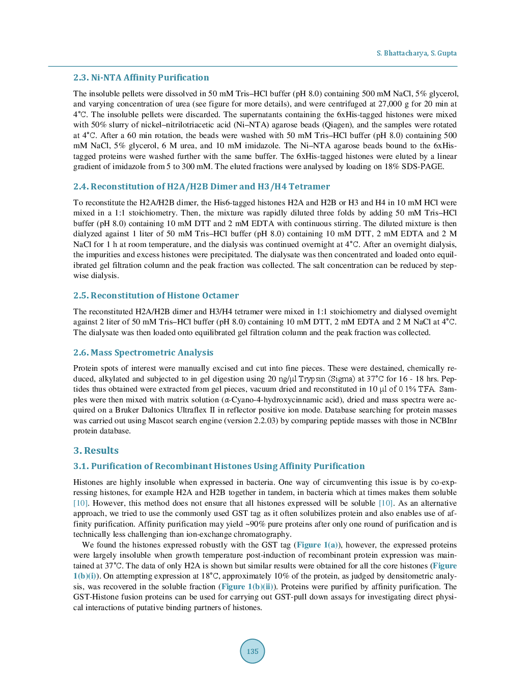 A Simple Method To Produce Sub-Nucleosome Complexes Of High Purity In Vitro - Page 4