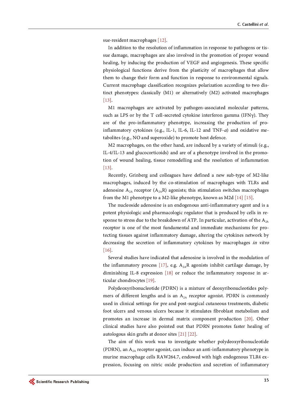 Anti Inflammatory Property Of PDRN—An In Vitro Study On Cultured Macrophages - Page 4