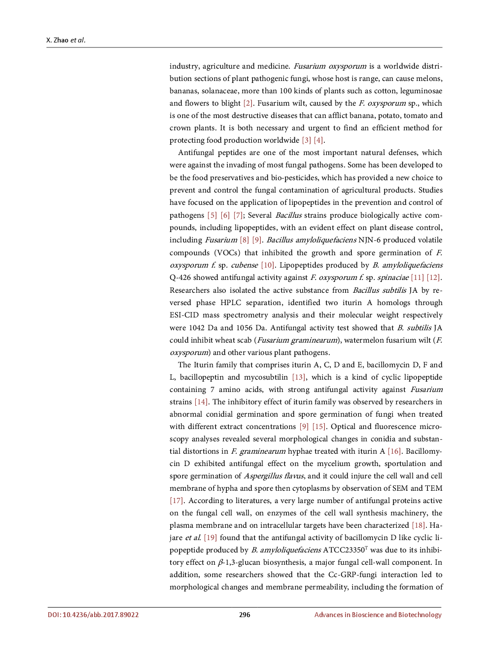 Antifungal Effects Of Lipopeptide Produced By Bacillus Amyloliquefaciens BH072 - Page 3