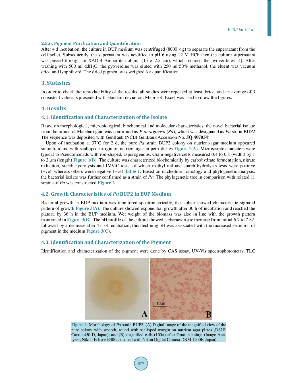 Pseudomonas Aeruginosa BUP2—A Novel Strain Isolated From Malabari Goat Produces Type 2 Pyoverdine - Page 5