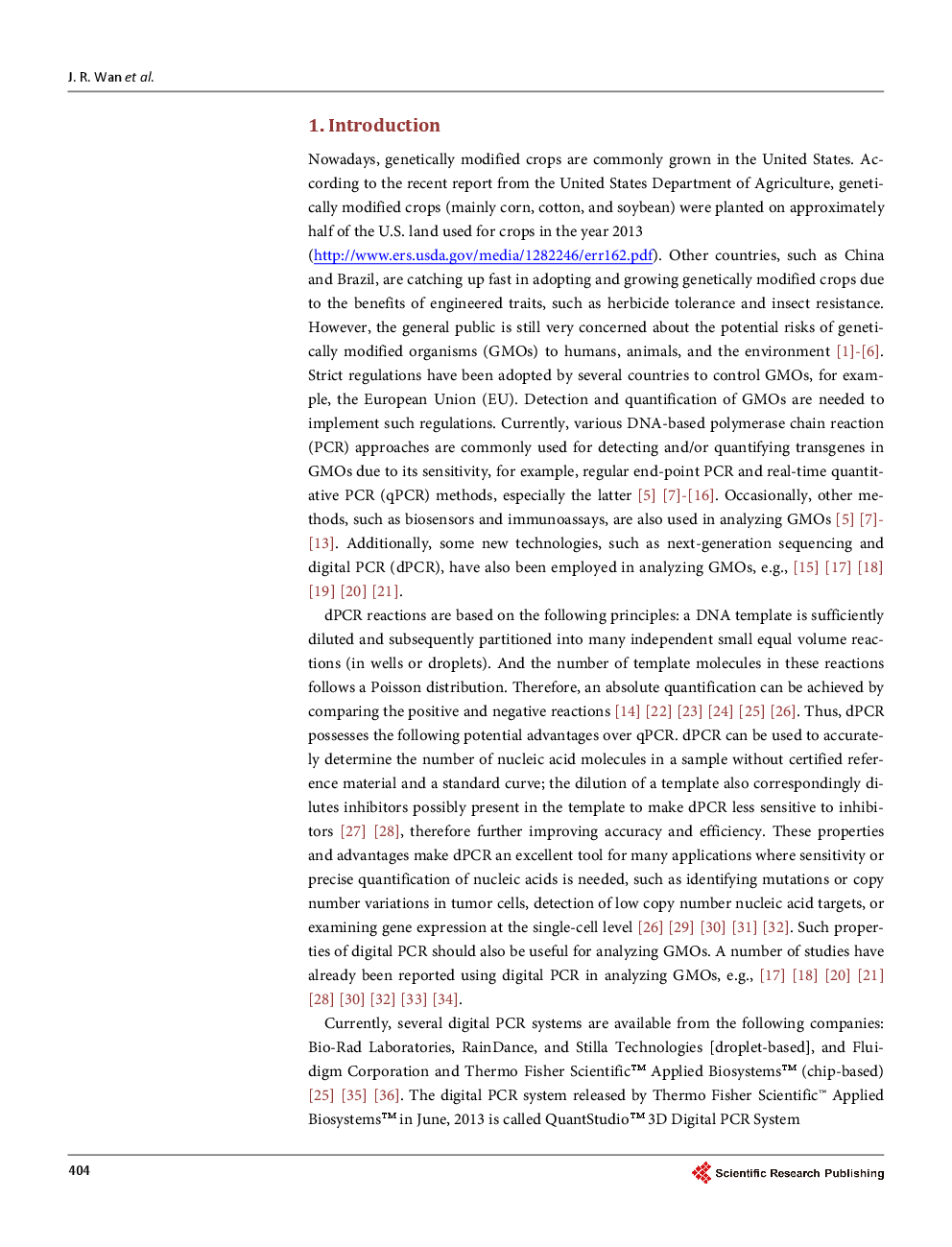 Application Of Digital PCR In the Analysis Of Transgenic Soybean Plants - Page 3