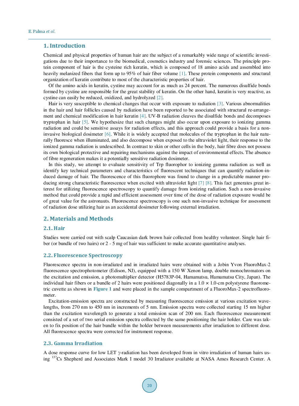 Changes In Human Hair Induced By Uvand Gamma Irradiation - Page 3