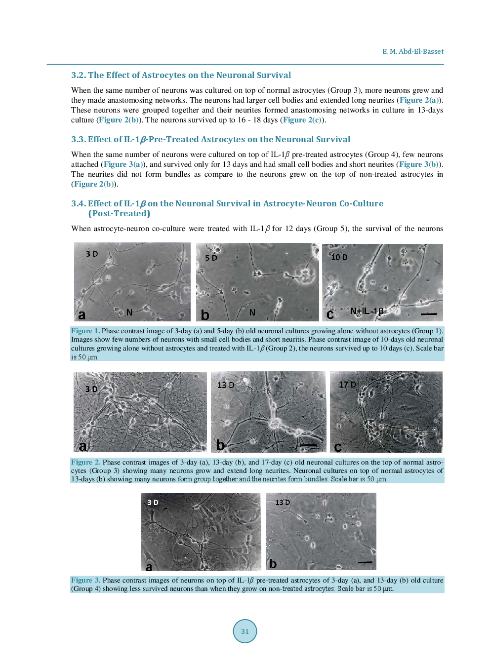 Effect Of Interleukin-1Beta (IL-1β) On The Cortical Neurons Survival And Neurites Outgrowth - Page 5