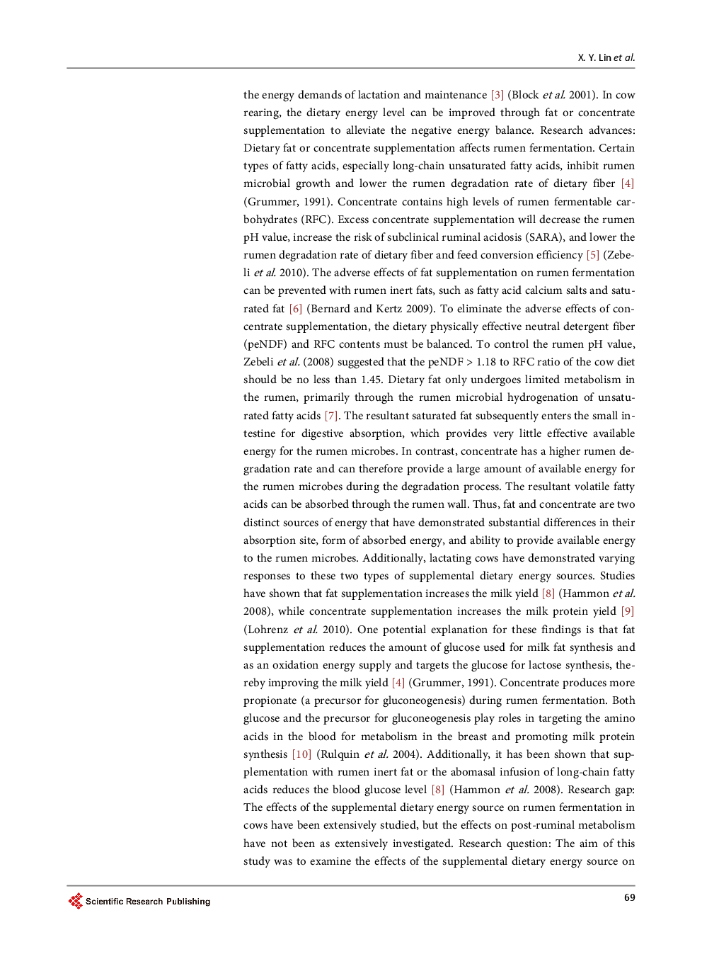 Effects Of Supplemental Dietary Energy Source On Feed Intake, Lactation Performance, And Serum Indices Of Early-Lactating Holstein Cows In A Positive Energy Balanc - Page 3