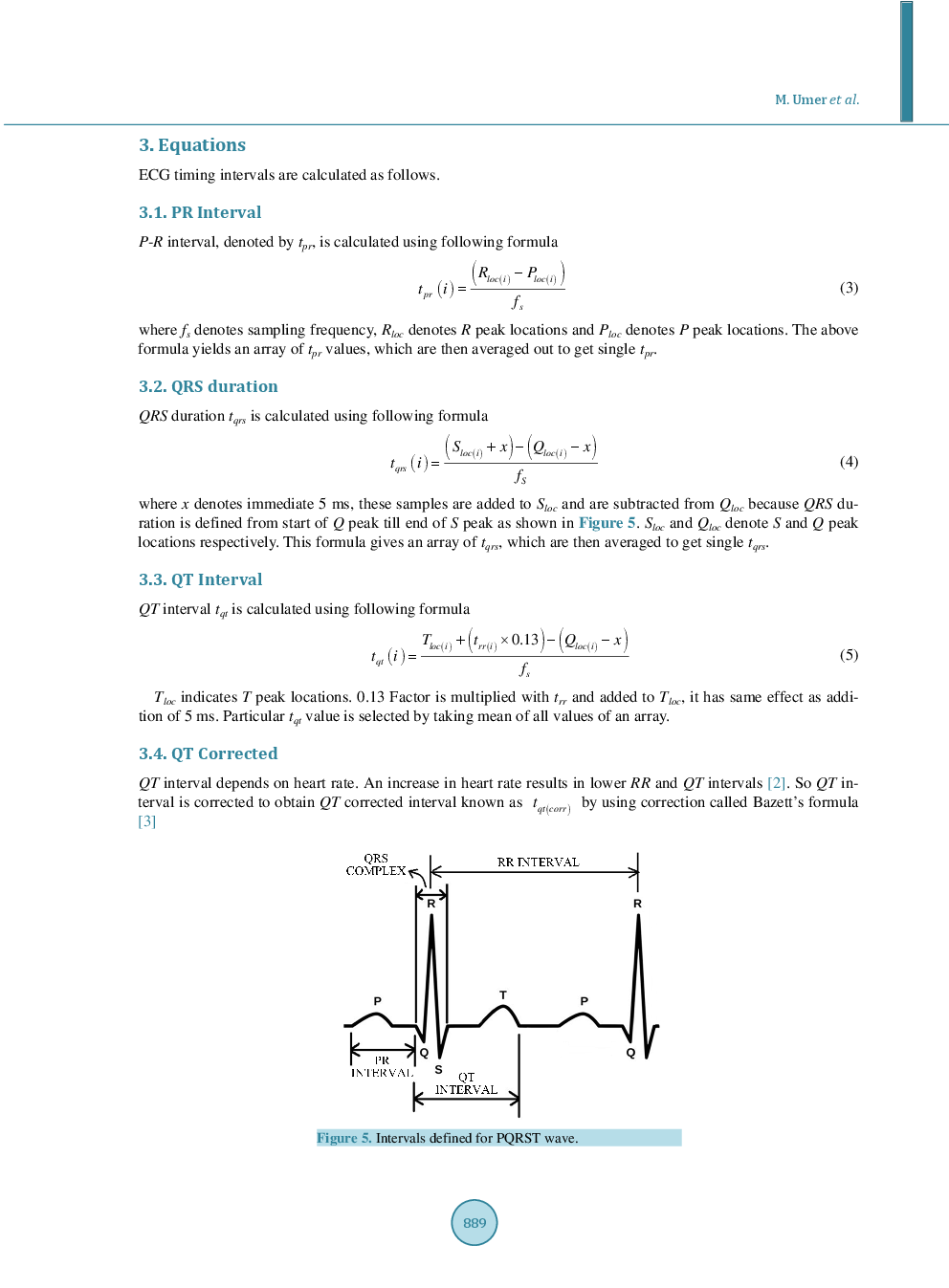 Electrocardiogram Feature Extraction And Pattern Recognition Using A Novel Windowing Algorithm - Page 5