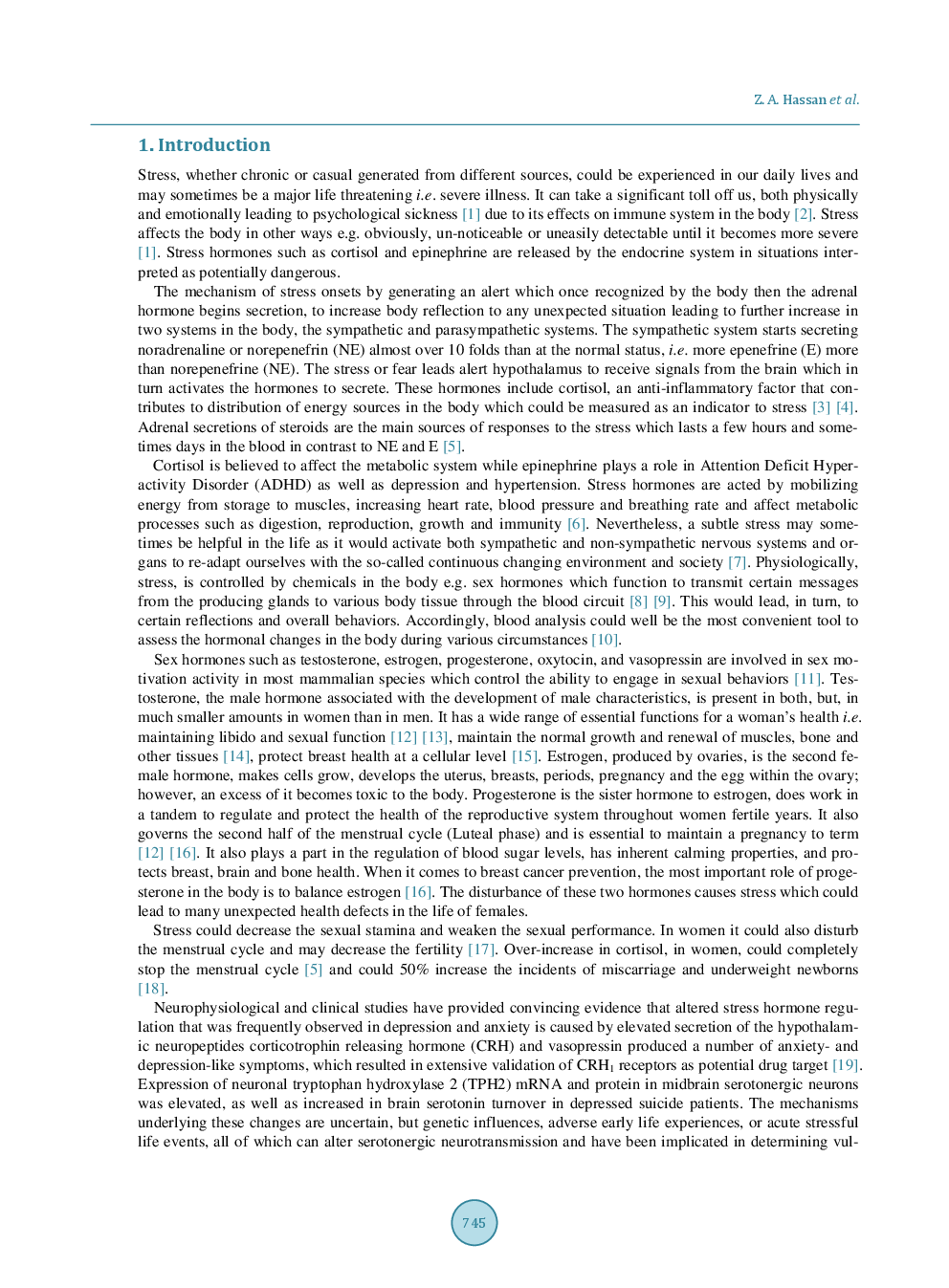 Exam Stress Induces Hormonal Changes Amongst Students Of The Al-Haweeja Technical College - Page 3