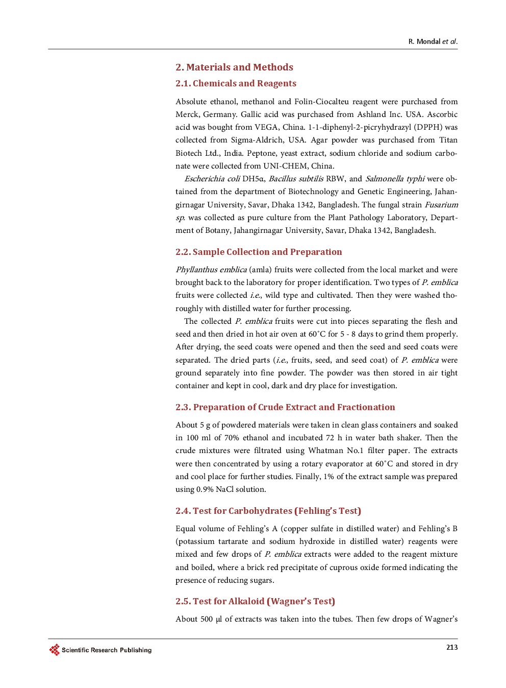 Investigation Of The Phytoconstituents And Bioactivity Of Various Parts Of Wild Type And Cultivated Phyllanthus Emblica L. - Page 4