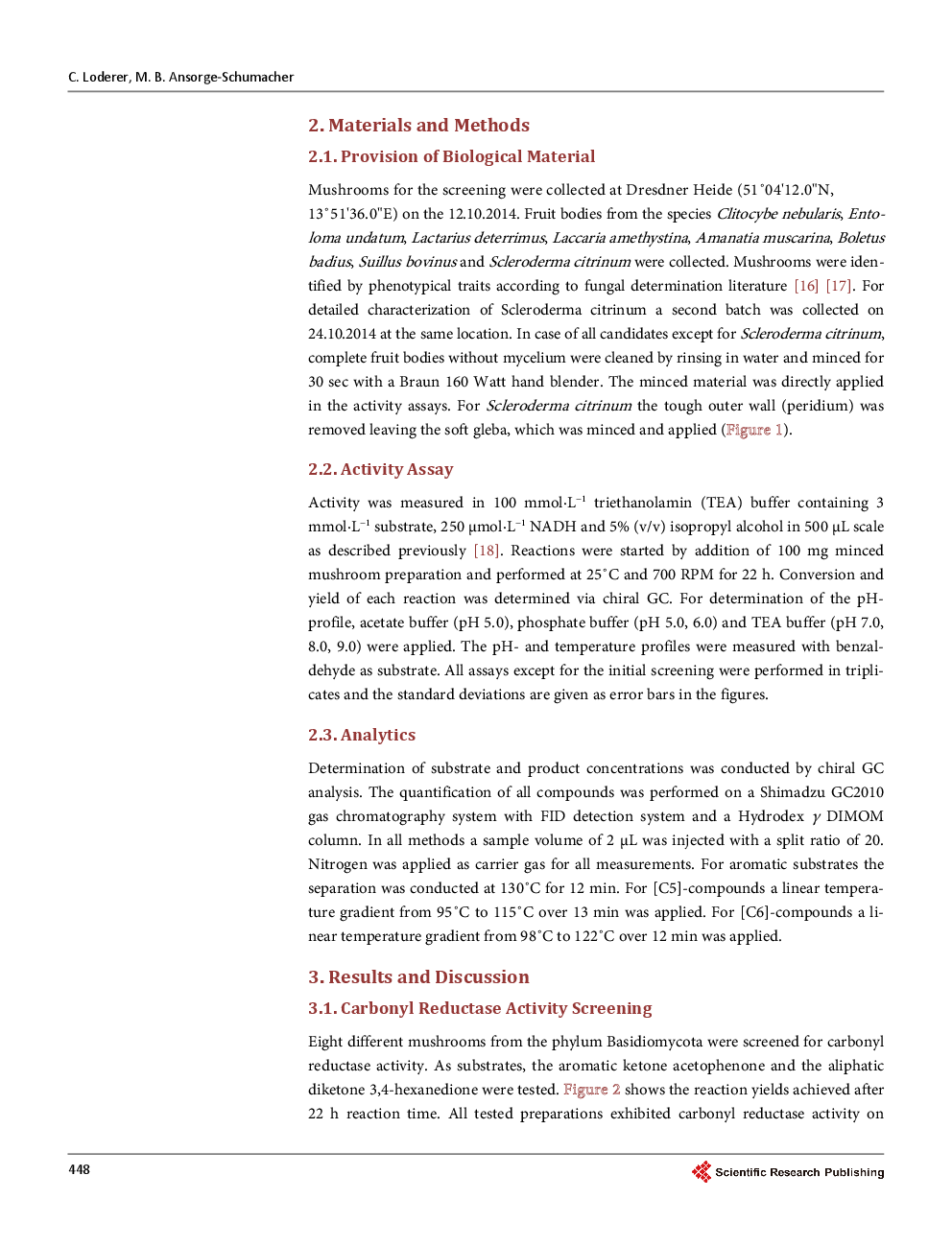 Magic Mushrooms: Screening For Novel Biocatalysts In The Phylum Basidiomycota - Page 4