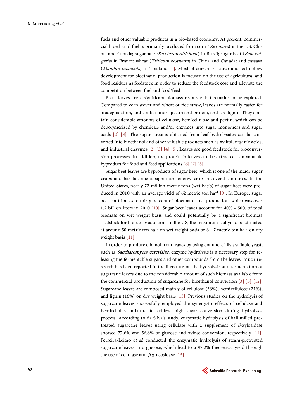 Response Surface Optimization Of Enzymatic Hydrolysis Of Sugar Beet Leaves Into Fermentable Sugars For Bioethanol Production - Page 3