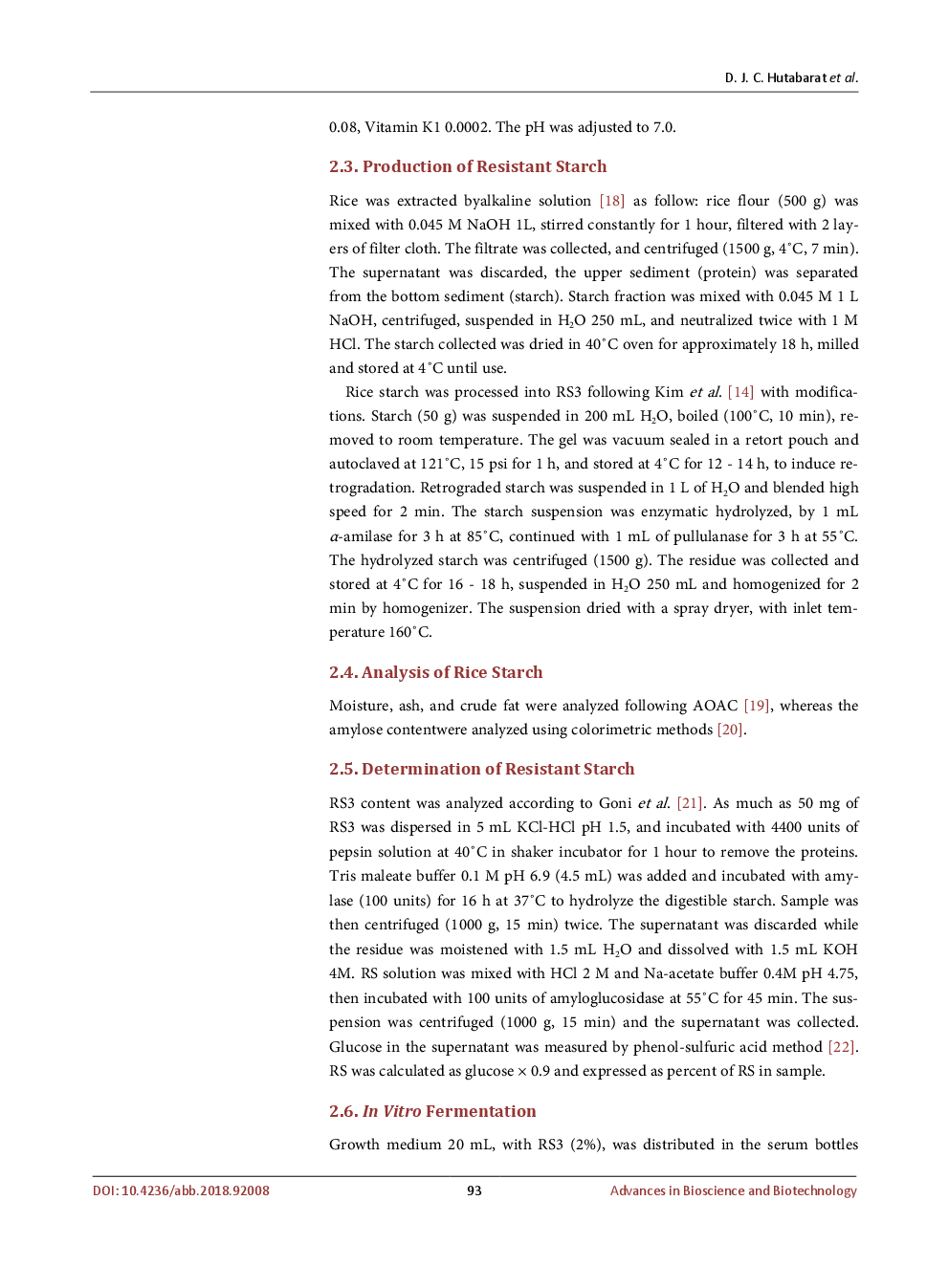 SCFA Profile Of Rice RS Fermentation By Colonic Microbiota, Clostridium Butyricum BCC B2571, And Eubacterium Rectale DSM 17629 - Page 5