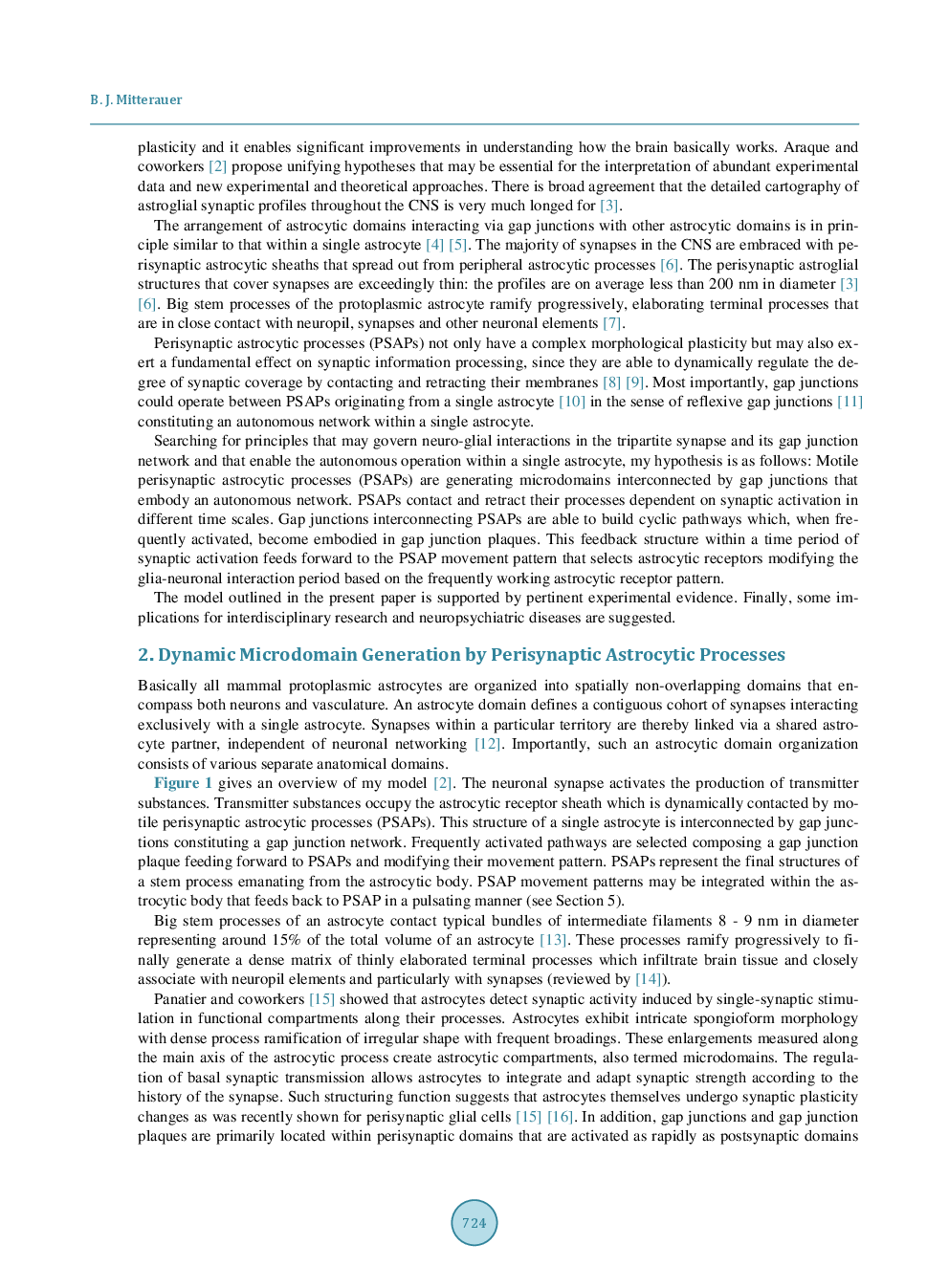 Self-Structuring Of Motile Astrocytic Processes Within The Network Of A Single Astrocyte - Page 3
