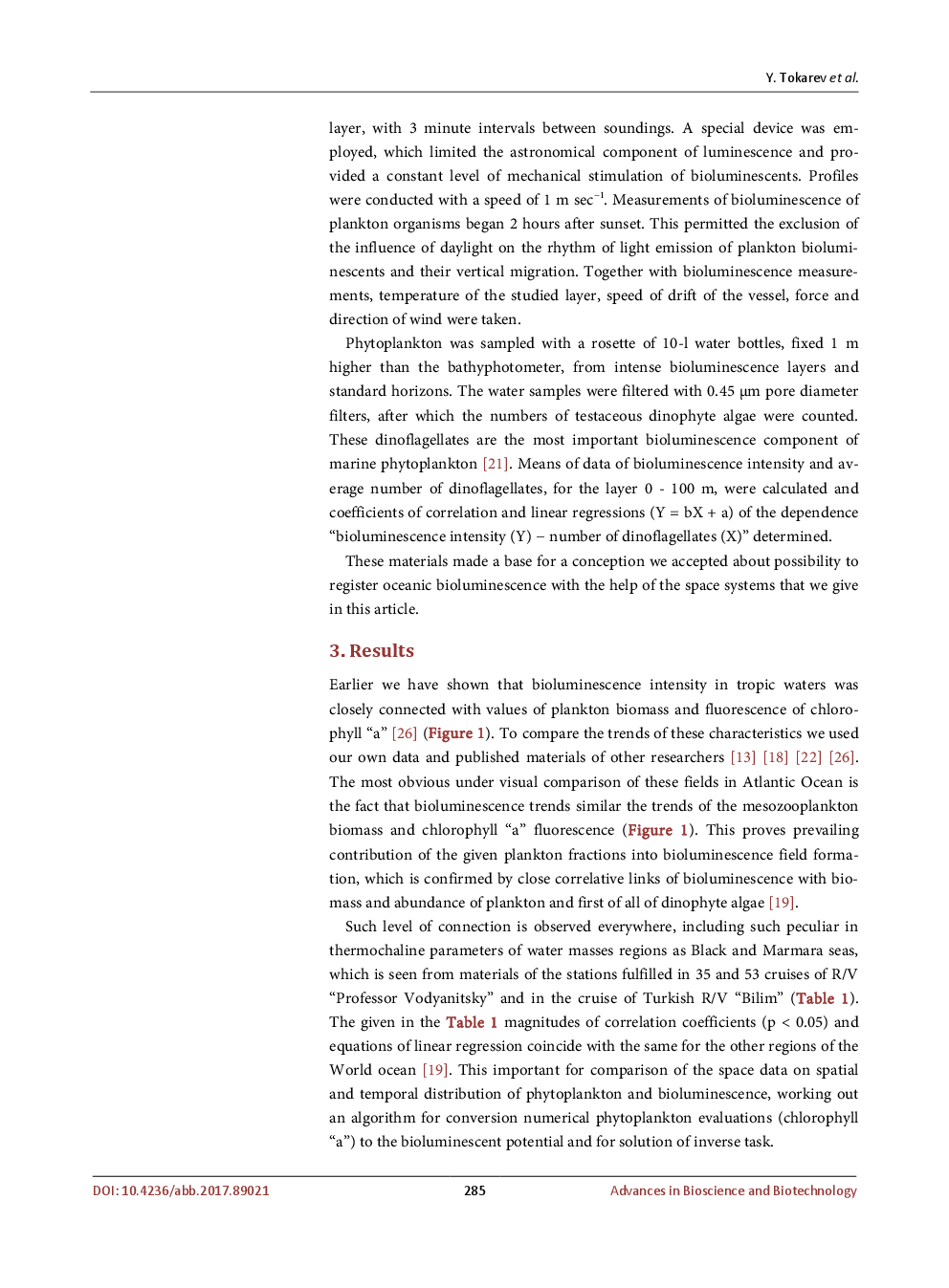 Some Theoretical And Applied Aspects Of The Oceanic Bioluminescence Registration From Space - Page 4