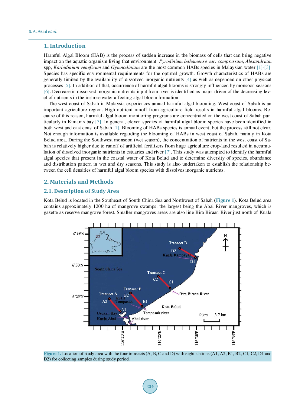 Temporal And Spatial Distribution Of Nutrients And HABs At Coastal Water Of Kota Belud, Sabah - Page 3
