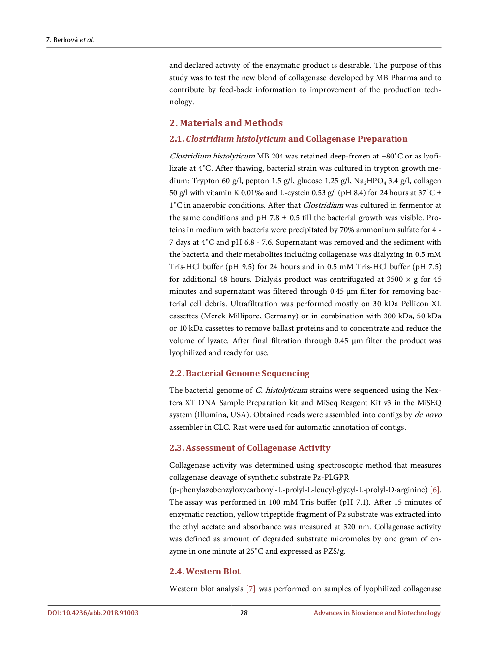 Testing Of A New Collagenase Blend For Pancreatic Islet Isolation Produced By Clostridium Histolyticum - Page 4