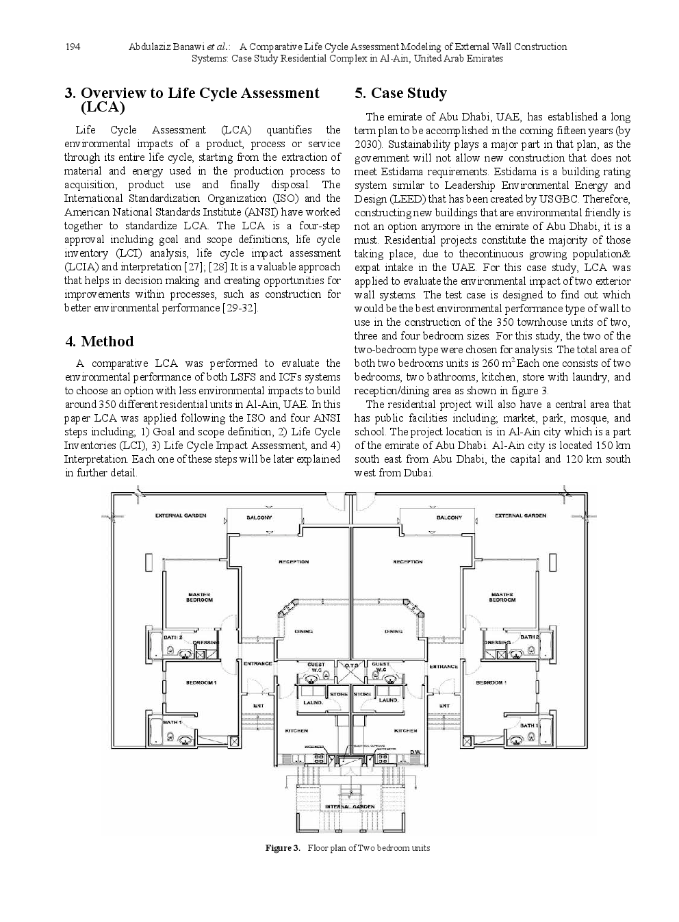A Comparative Life Cycle Assessment Modeling Of External Wall Construction Systems : Case Study Residential Complex In Al-Ain, United Arab Emirates - Page 5