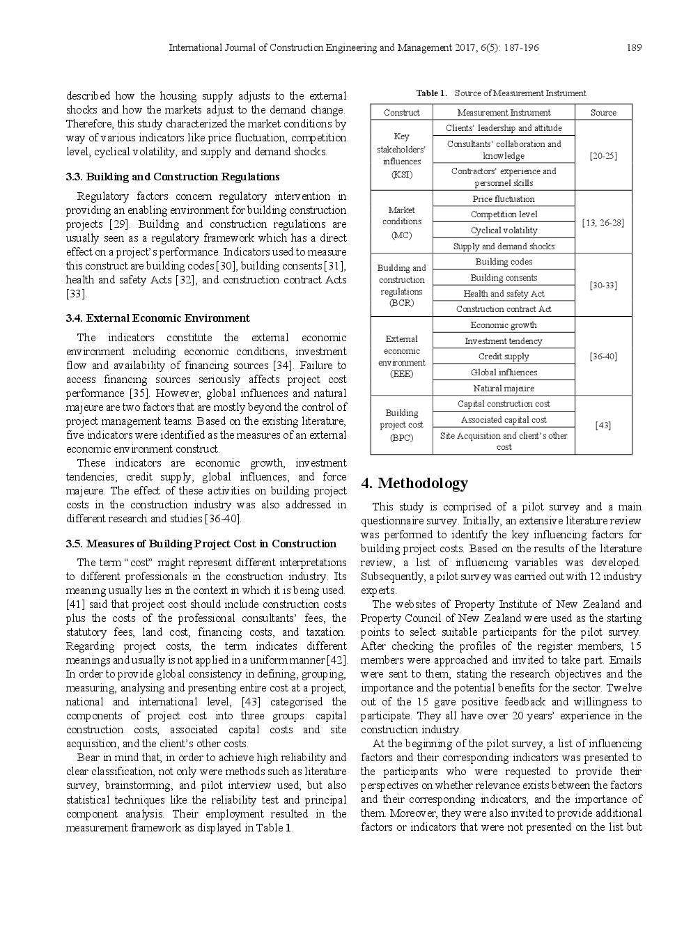 A Better Modelling And Assessment Of Key Factors Affecting Cost Performance Of Building Projects The Case Of New Zealand - Page 4