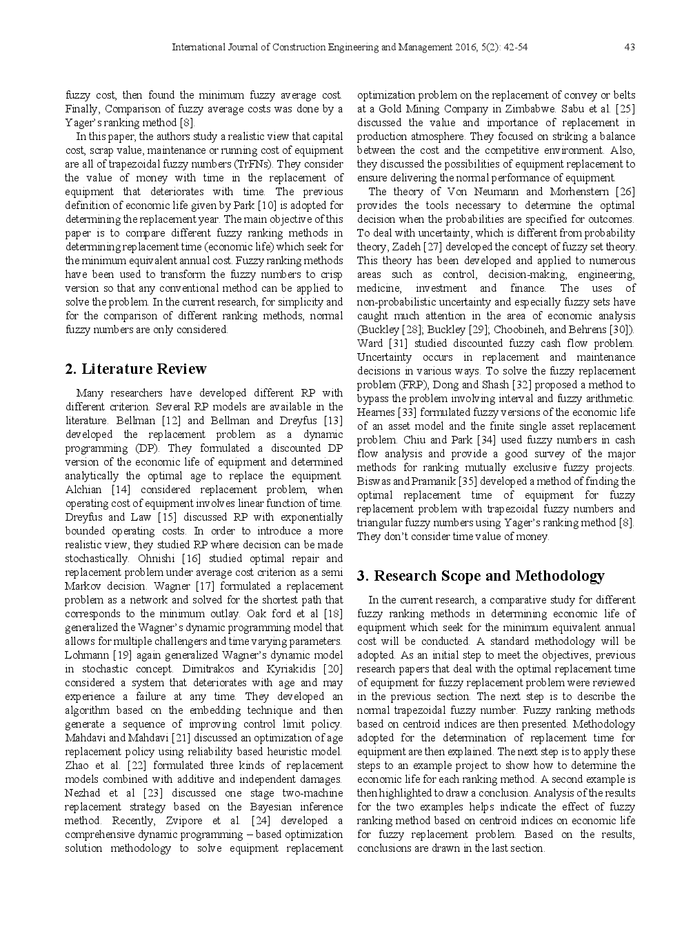 A Comparative Study For Fuzzy Ranking Methods In Determining Economic Life Of Equipment - Page 3
