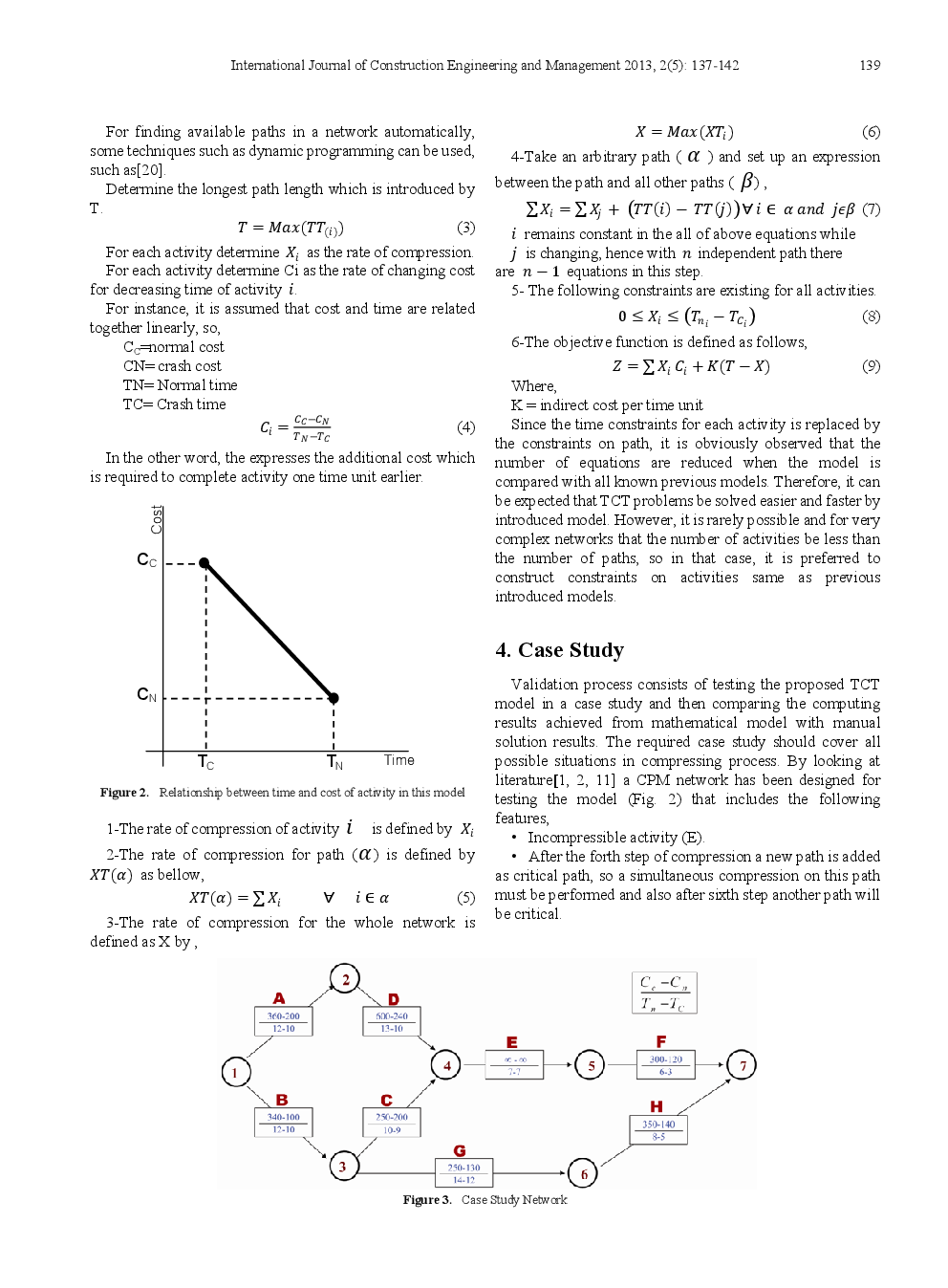 A Novel Mathematical Model For Deterministic Time-Cost Trade-Off Based On Path Constraint - Page 4