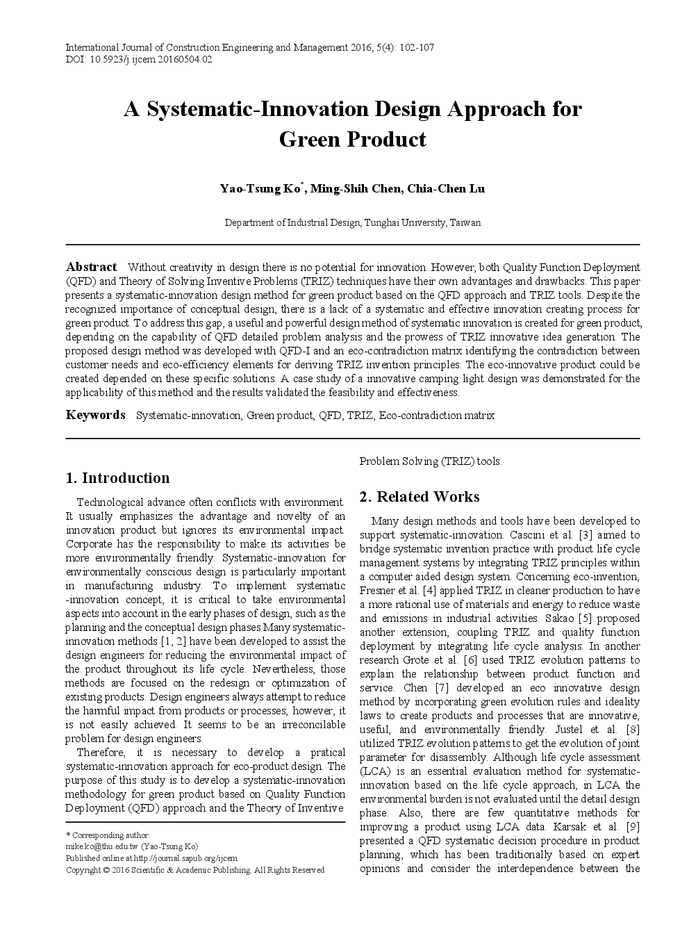 A Systematic-Innovation Design Approach For Green Product - Page 2