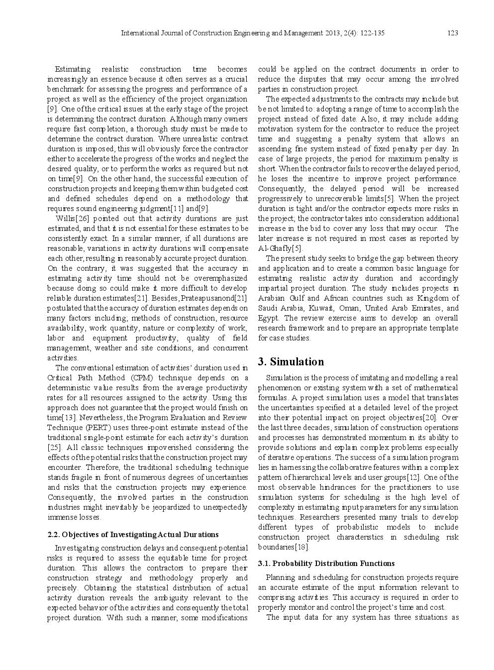 Construction Activities Duration Patterns In The Middle East - Page 3