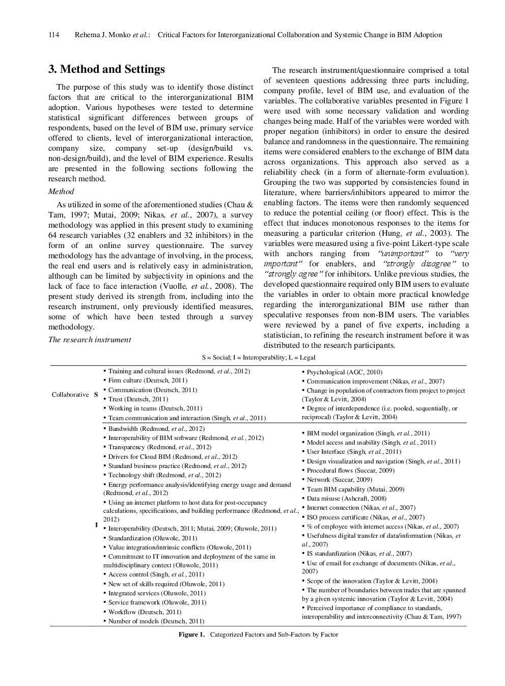 Critical Factors For Interorganizational Collaboration And Systemic Change In BIM Adoption - Page 5