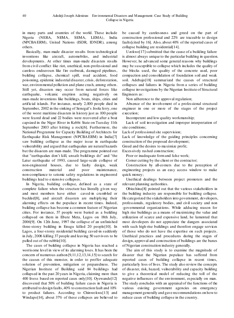 Building collapse due to foundation failure case study image