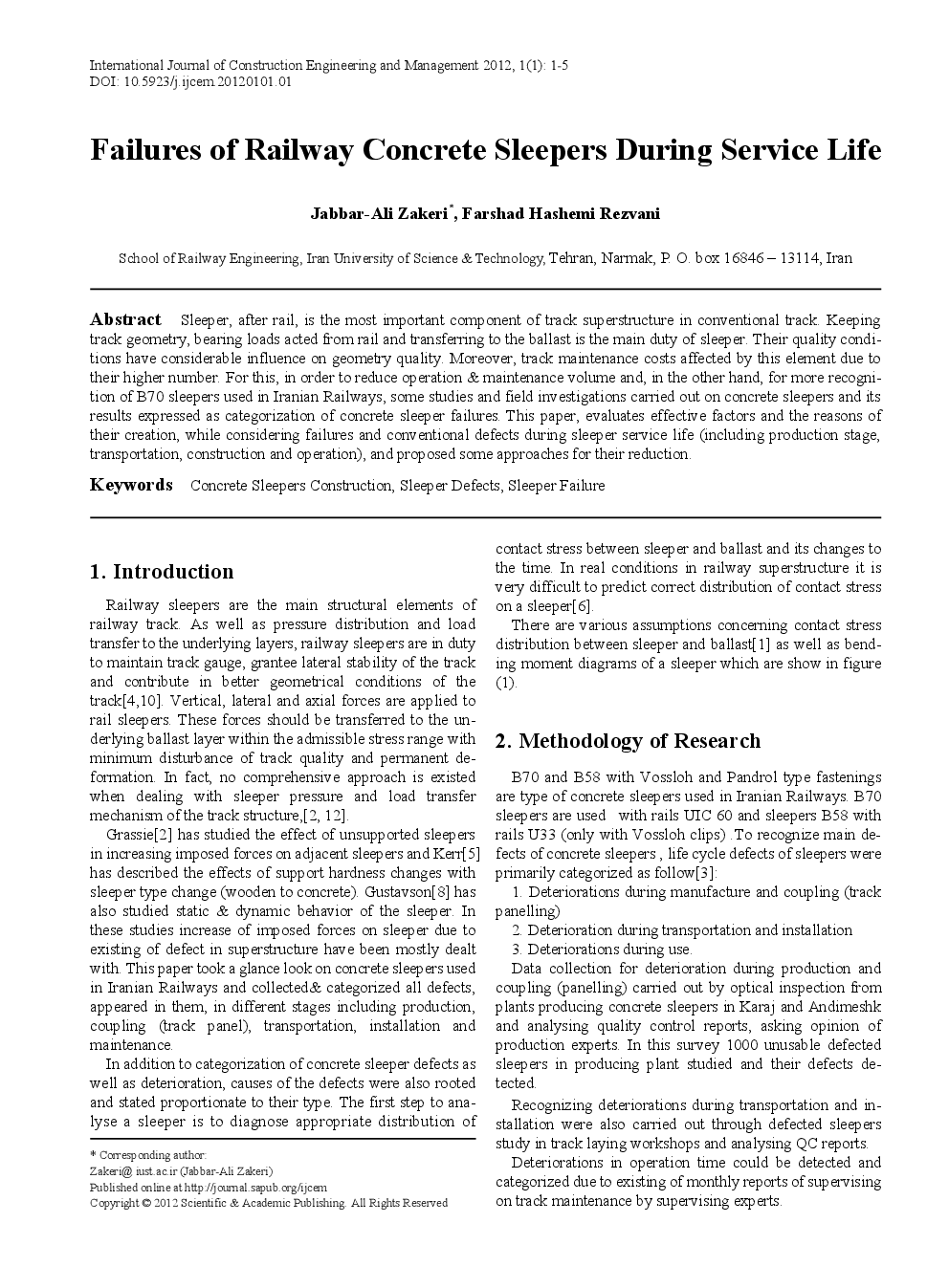 Failures Of Railway Concrete Sleepers During Service Life - Page 2