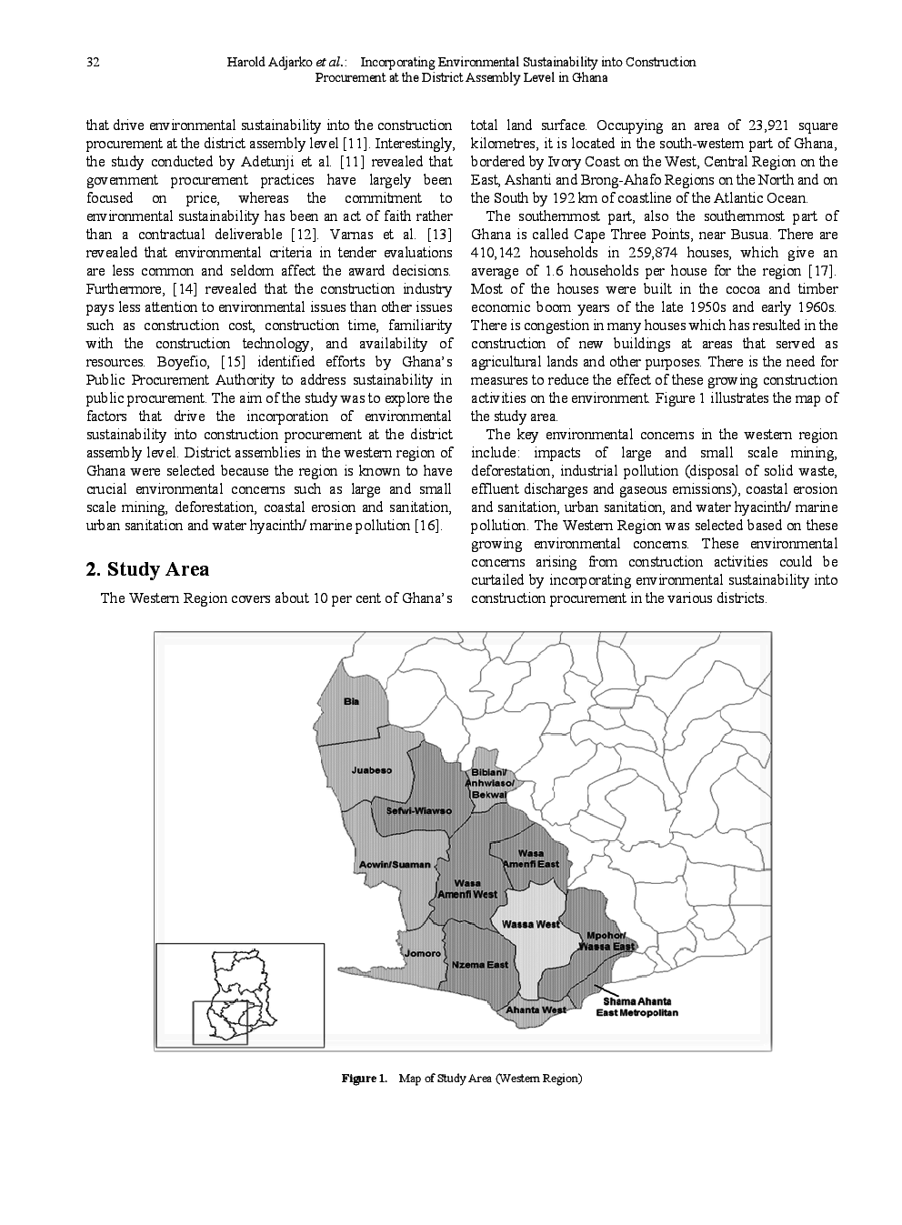 Incorporating Environmental Sustainability Into Construction Procurement At The District Assembly Level In Ghana - Page 3