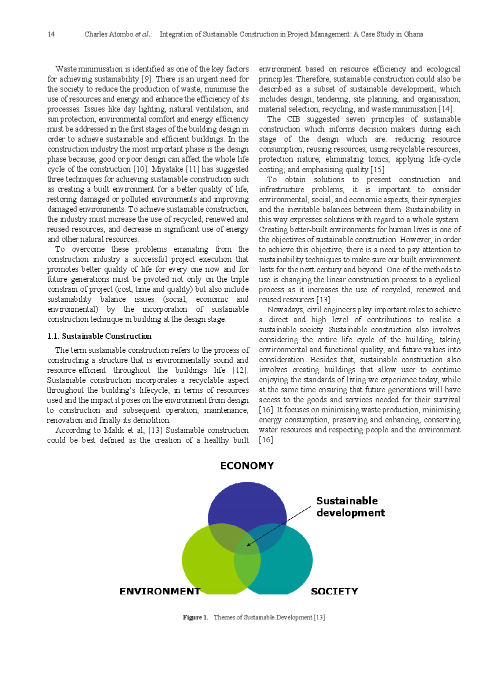 Integration Of Sustainable Construction In Project Management A Case Study In Ghana - Page 3