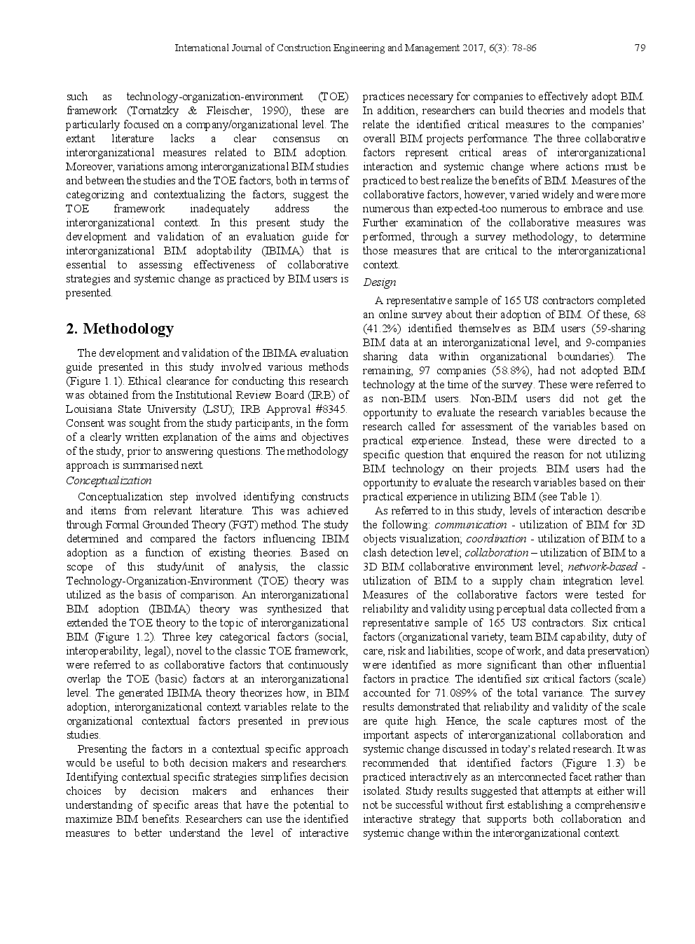 Interorganizational Building Information Modeling (IBIM) Utilization Assessment Guide - Page 3