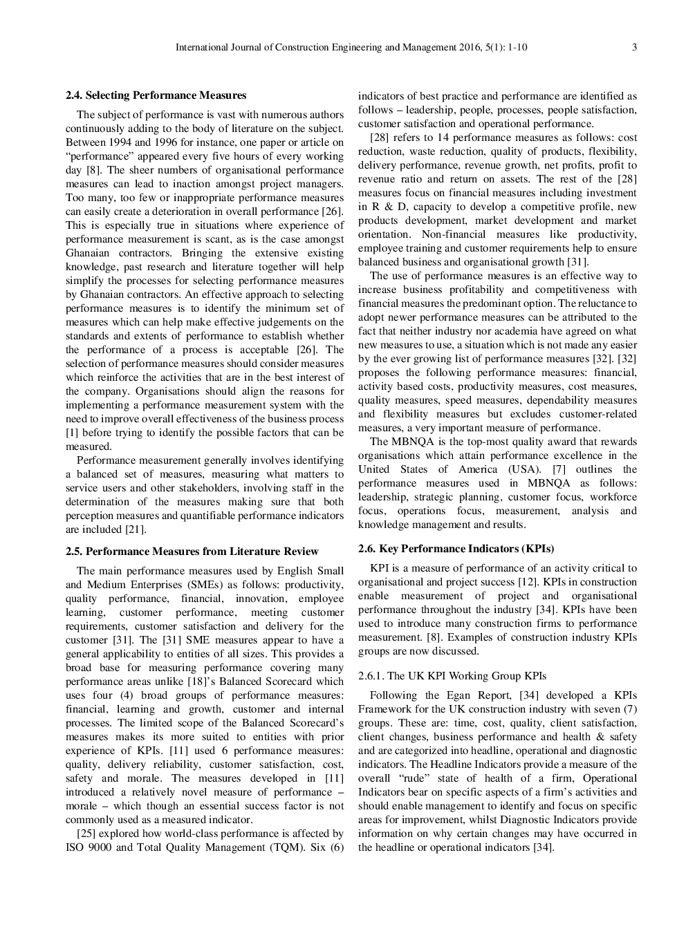 Key Performance Indicators For Project Success In Ghanaian Contractors - Page 4