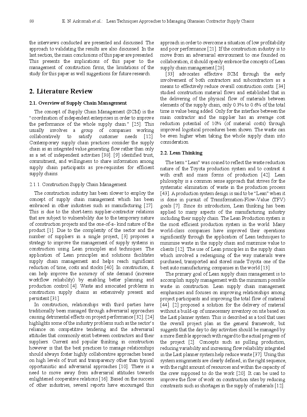 Lean Techniques Approaches To Managing Ghanaian Contractor Supply Chains - Page 3